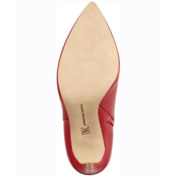 INC Womens Red Slouch Iyonna Pointed Toe Stiletto Zip-Up Dress Boots 7.5 M - Picture 4 of 4